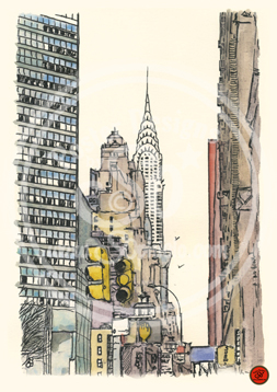 New York Illustartion by Sophie Lo